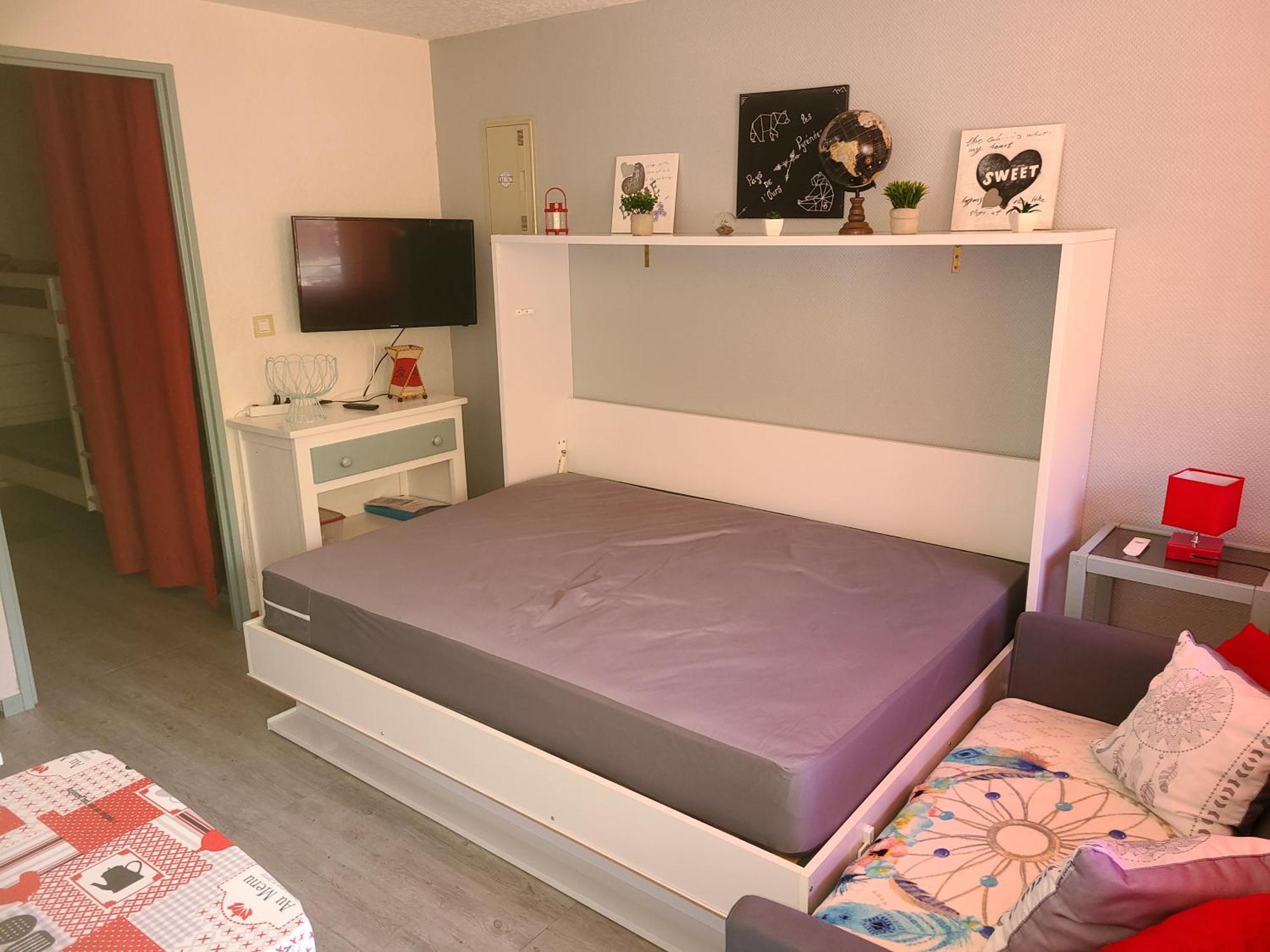 Studio St Lary Village-Vue Montagne. Saint-Lary-Soulan Dış mekan fotoğraf